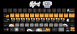 Black Cats -keyboard sticker - الصورة 2