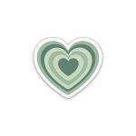 Grean Heart- Sticker