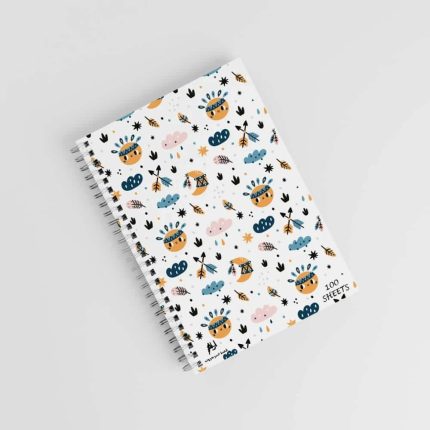 Clouds & Moon Emoji -note
