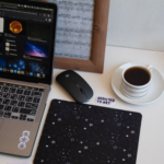 Black stars -mousepad