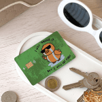 i will cry first -Visa Sticker