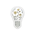 Roses in a Lamp- Sticker