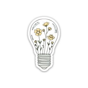 Roses in a Lamp- Sticker