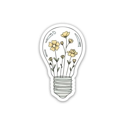 Roses in a Lamp- Sticker