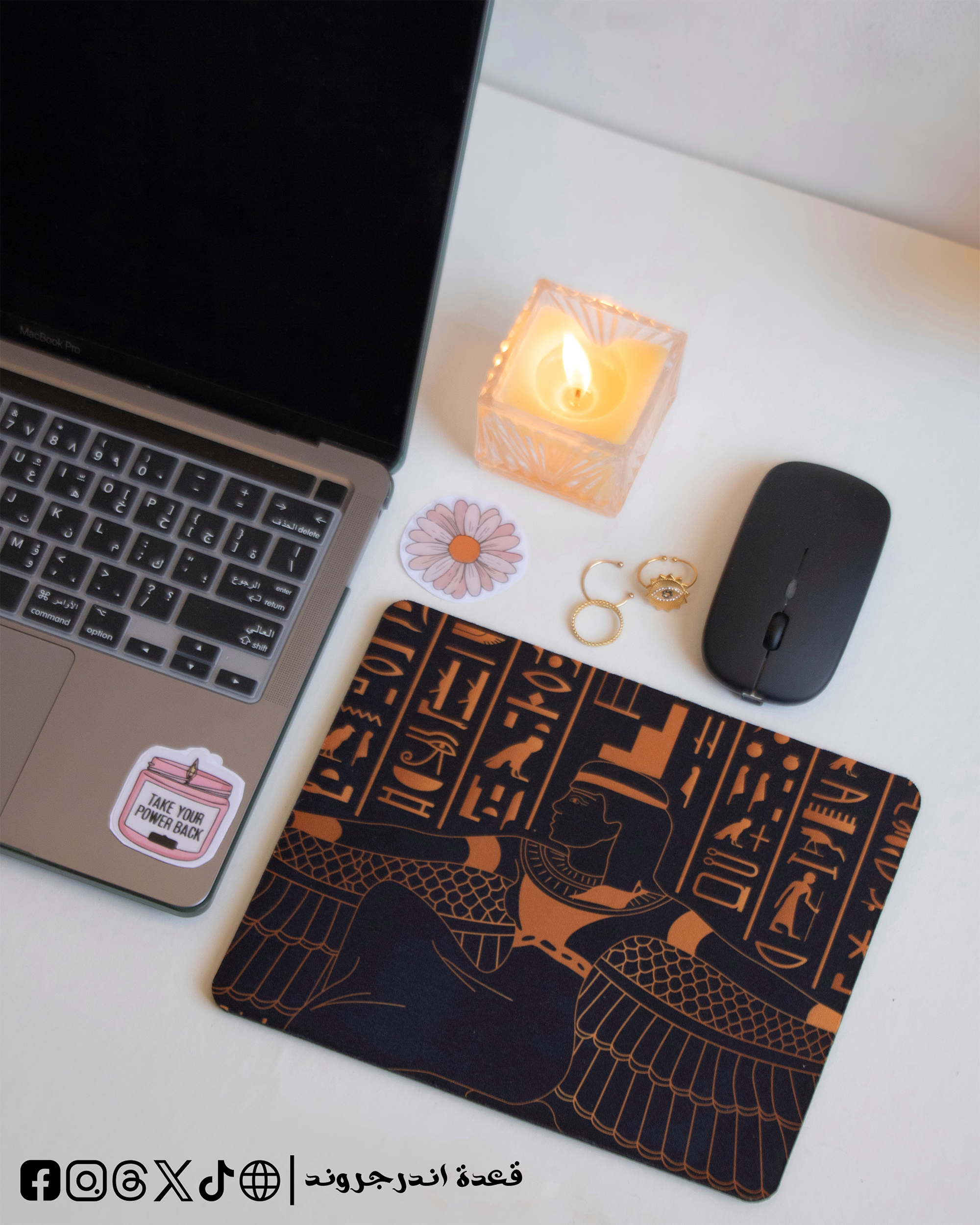 22-6 Pharaonic style -mousepad - الصورة 1