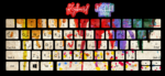 Color Dyeing 1 -keyboard sticker - الصورة 2
