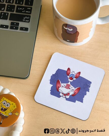 Pinky & Brain -coaster
