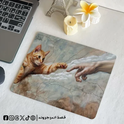 The Creation of Cat - mouse pad