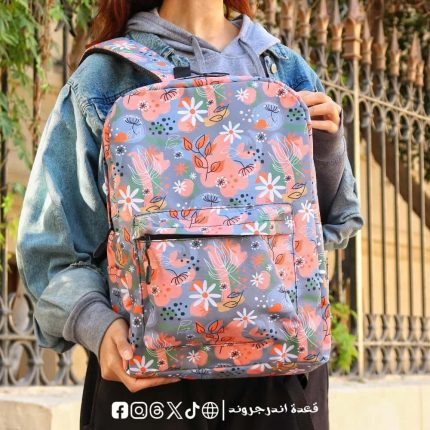 Orange Flower -Backpack