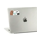 ⁦we bare bears reading  الدببة الثلاثة reading book- sticker⁩ - الصورة ⁦2⁩