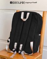 ⁦Black Corduroy -Backpack⁩ - الصورة ⁦2⁩