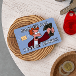 Shut up and Take my Money meme -Visa Sticker
