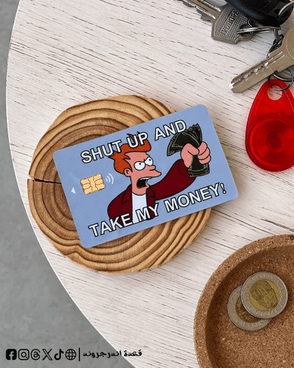 Shut up and Take my Money meme -Visa Sticker