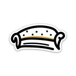Friends sofa- sticker