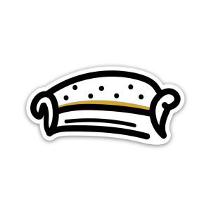 Friends sofa- sticker