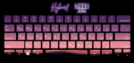 ⁦Galaxy -keyboard sticker⁩ - الصورة ⁦2⁩