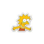 Lisa Simpson  Cartoon The Simpsons- sticker