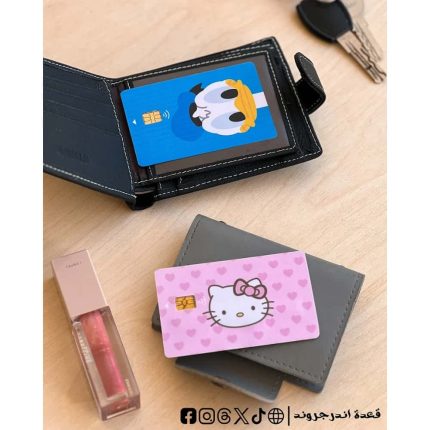 Battot and kitty- couple Visa Sticker
