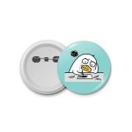 Duck  studying- blastic badge