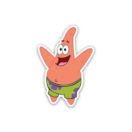 Patrick Star SpongeBob Cartoon- sticker