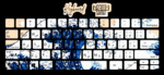 ⁦Waves -keyboard sticker⁩ - الصورة ⁦2⁩