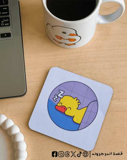 Sleepy duck -coaster