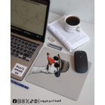 Happy duck with sunglasses -mousepad