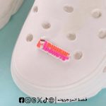 Dunkin Donuts label- crocs charms