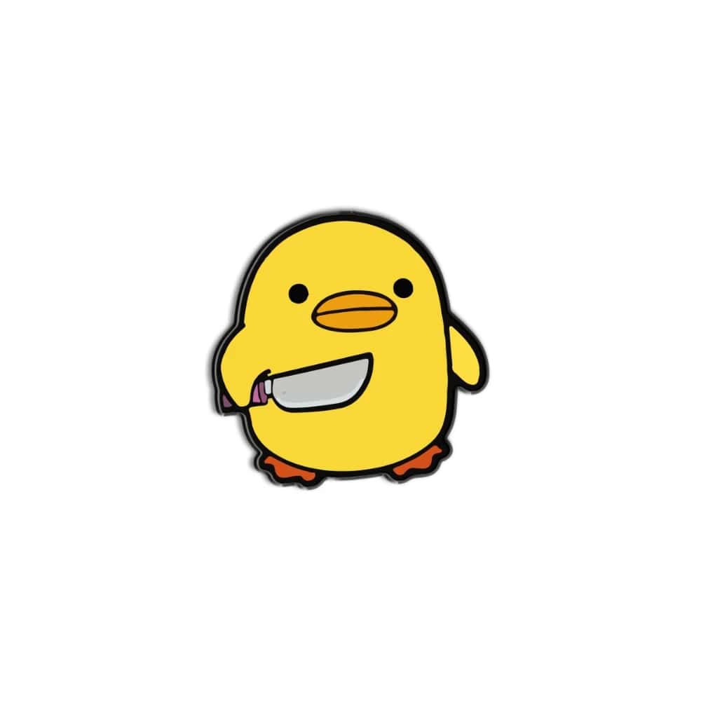 Aqs71AirLd459kTIooZpbHn4UDdHcUEwgPr7m4gw.jpg Duck with a knife gray -lapel pin - الصورة 1