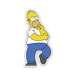 Homer Simpson The Simpsons Cartoon- sticker