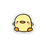 Duck cute- Sticker
