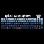 Moon (Arabic - English- Korean)- keyboard sticker