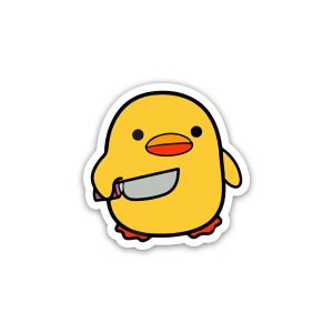 Duck   knief- Sticker