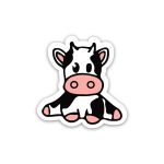 Cow- Sticker