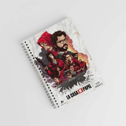 La Casa De Papel Series drawn -note
