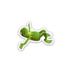 Kermit Frog meme- sticker