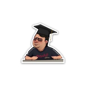 Graduation t3baan y hmam- Sticker