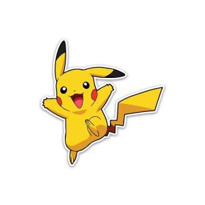 Pikachu Pokemon Cartoon- Sticker