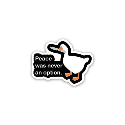 duck acheive- sticker