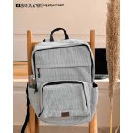 light grey Corduroy -Backpack