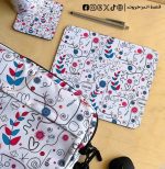 white flowers set - 15.6 inch bag - الصورة 4