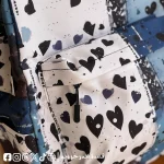 ⁦Painted hearts -bag⁩ - الصورة ⁦2⁩