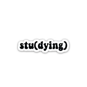 studying- sticker