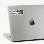 no risk no fun- sticker - الصورة 2