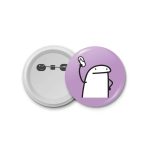 Funny Emoji 5- blastic badge