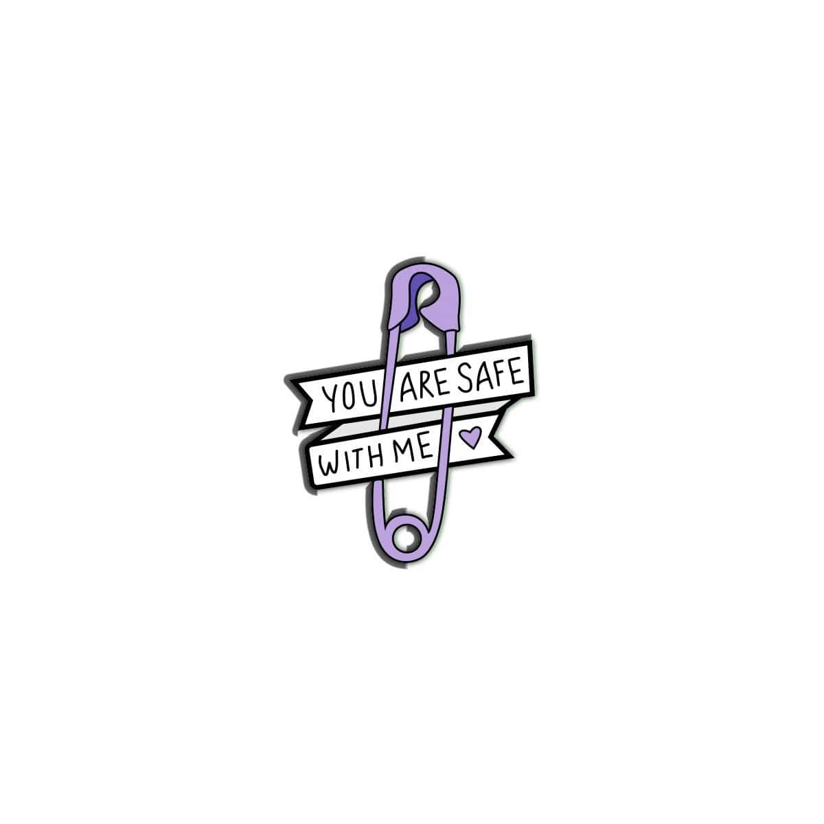 LGpHxwbF9maCGVsVQCmAMam21DS630vj4nr4RDK9.jpg you are safe with me -lapel pin - الصورة 1