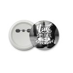 take small steps- blastic badge