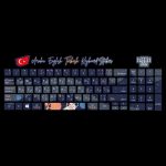 Astronaut (Arabic - English- Turkish)- keyboard sticker
