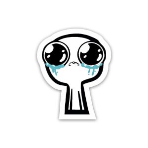 Crying meme- Sticker