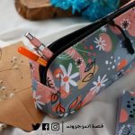 ⁦Orange Flower Backpack -Set⁩ - الصورة ⁦4⁩